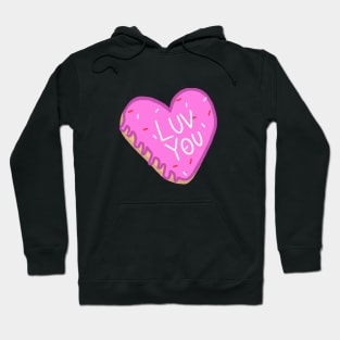 Heart shaped donut Hoodie